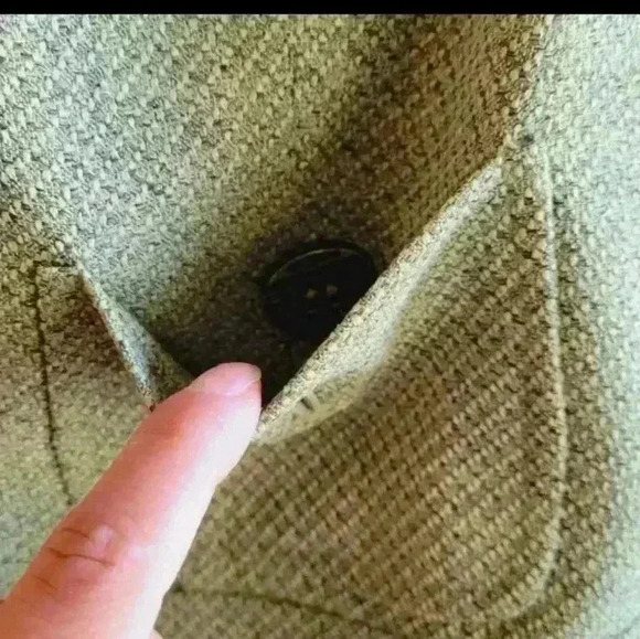 ChadWick's Women's Jacket Wool Coat  Green Avocado Size 6 Like New - Picture 4 of 8